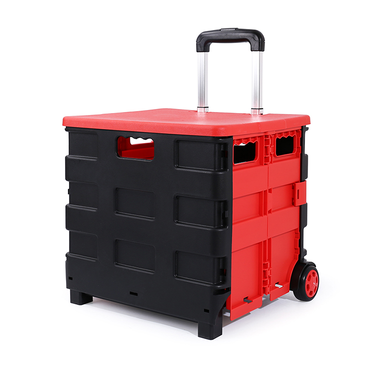 Carrinho de compras de plástico portátil OEM Tolling