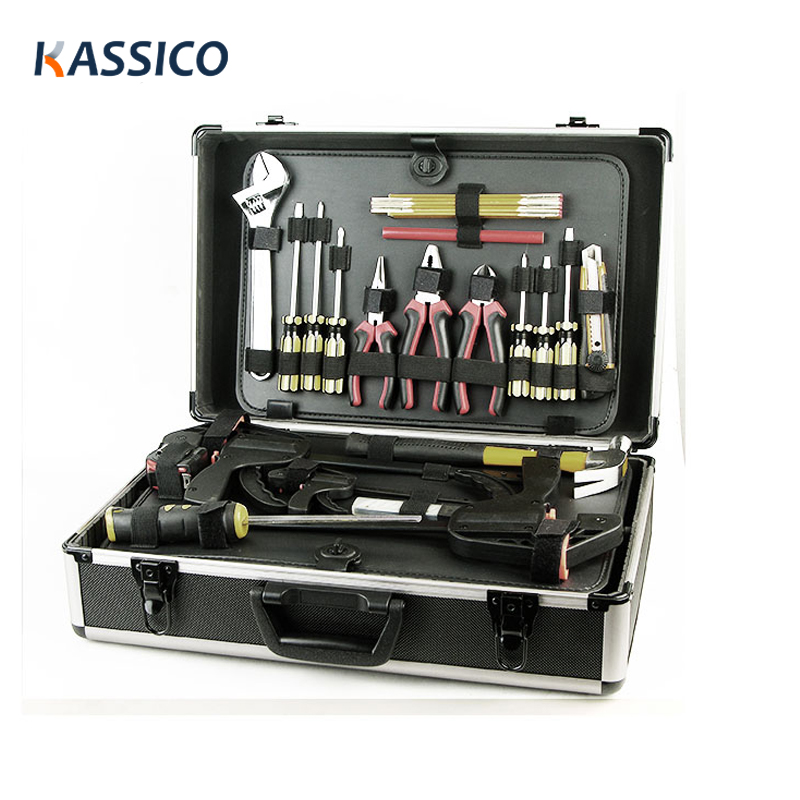 Maleta de ferramentas portátil de alumínio personalizada