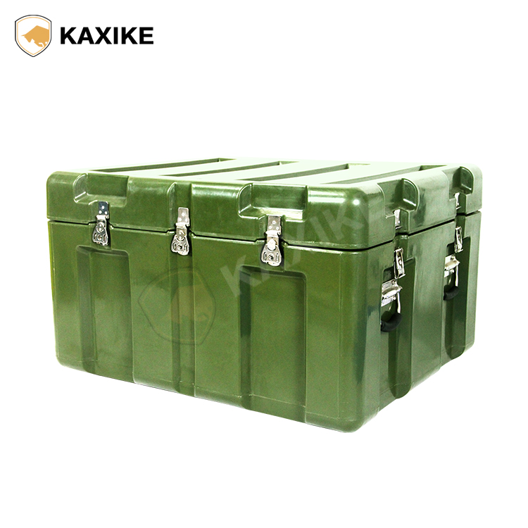 Caixa de armazenamento militar de rotomoldagem de plástico rígido