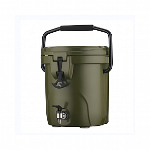 Caixa térmica para carro com refrigerador de gelo rotomoldado usando refrigeradores de gelo