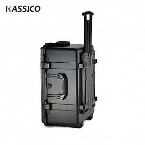 Estojo de plástico rígido para equipamentos de combate a incêndio com espuma