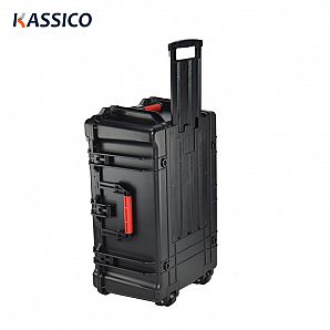 Caixa de ferramentas de plástico com carrinho ABS e rodas