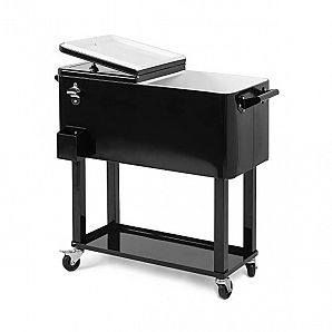 Carrinho refrigerador de metal para áreas externas 60QT/80QT