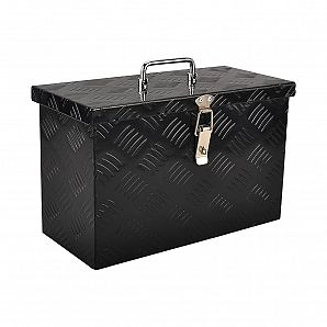 Caixa de ferramentas portátil de alumínio de 16 polegadas para caminhão/carro/reboque/picape/trailer