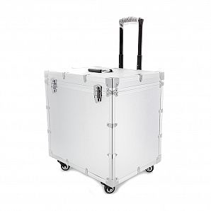 Grande mala de ferramentas de alumínio com rodas