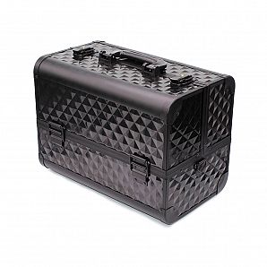 Estojo de maquiagem de alumínio personalizado, estojo de cosméticos de beleza