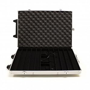 Estojo para ferramentas de transporte e estojo para fichas de pôquer para 1000 fichas