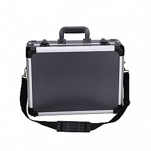 Maleta de ferramentas de metal e alumínio com interior personalizável