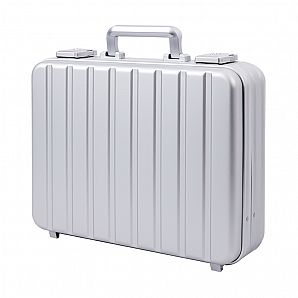 Caixa de advogado de alumínio e magnésio resistente, vitrine de exposição