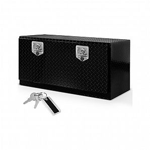 Caixa de ferramentas de alumínio para caminhão sob a caçamba