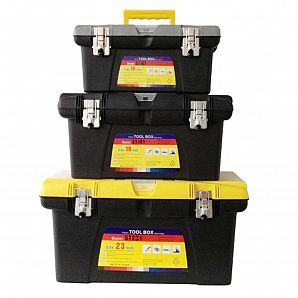 Kit de caixa de ferramentas de plástico