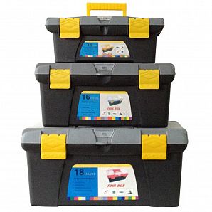 Caixa organizadora de ferramentas de plástico