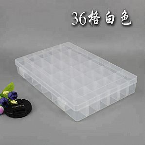 Caixa de plástico transparente para guardar joias