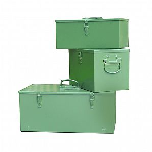 Caixa de ferramentas soldada em chapa galvanizada