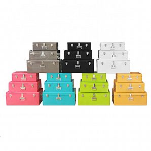 Caixa de armazenamento e organizador de porta-malas multicoloridos