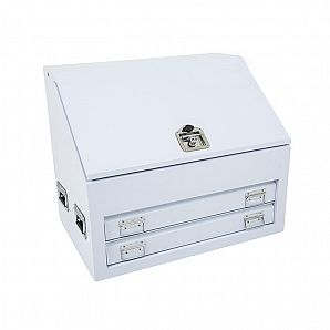 Caixa de ferramentas de caminhão de aço à prova d'água com gavetas