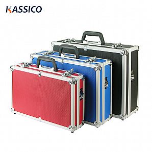 Maletas de alumínio rígido para transporte de ferramentas
