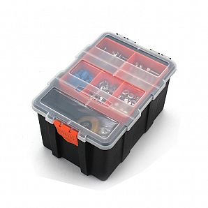 Organizador de peças eletrônicas de armazenamento de plástico