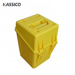 Caixa de instrumentos de plástico rígido à prova d'água