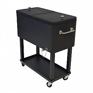 Carrinho de mão para bebidas, vinho, barril, refrigerador, mesa