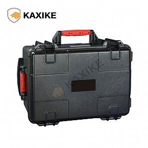 Grandes caixas de transporte de plástico rígido com rodinhas