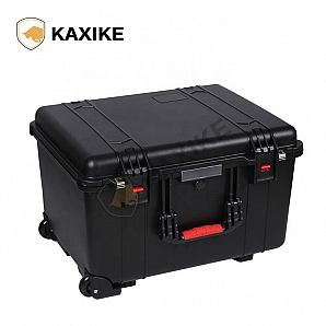 Maleta de voo protetora de plástico com rodas para equipamento de DJ