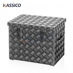 Caixa de ferramentas de alumínio de 120L para RV, ATV, reboque e caminhão